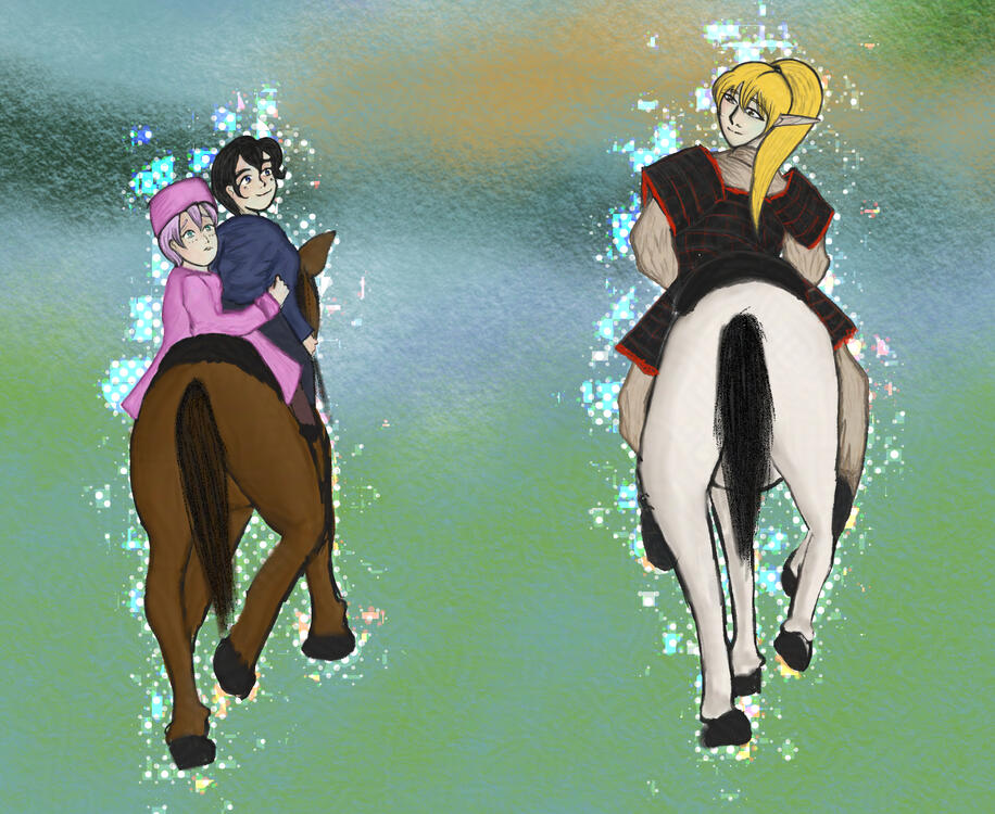 Lord Spaulding, Richard Nelida. Lord Spaulding, Richard Nelida. Art by Nancy Foster. AI scraping not allowed.
